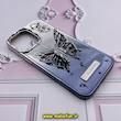 قاب گوشی iPhone 14 Pro Max آیفون الکتروپلیتینگ اورجینال CREATIVE CASE پروانه ای Butterfly کد 313