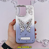 قاب گوشی iPhone 15 Pro Max آیفون الکتروپلیتینگ اورجینال CREATIVE CASE پروانه ای Butterfly کد 41