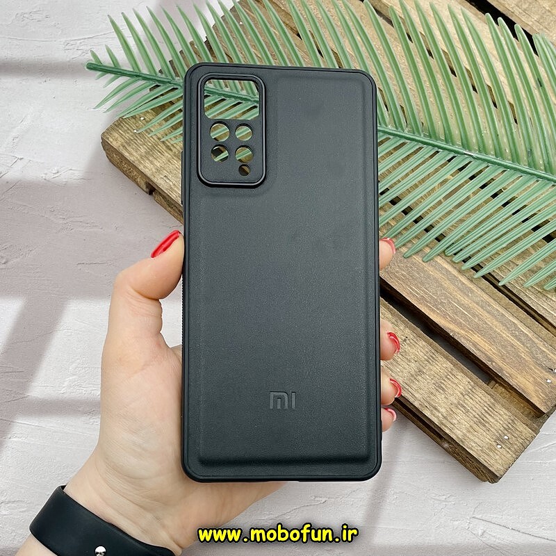 قاب گوشی Redmi Note 11 Pro 4G Global - Redmi Note 11 Pro 5G Global - Redmi Note 11E Pro 5G - Redmi Note 12 Pro 4G شیائومی اورجینال چرمی Leather Case لدر کیس Q Series مشکی کد 1050