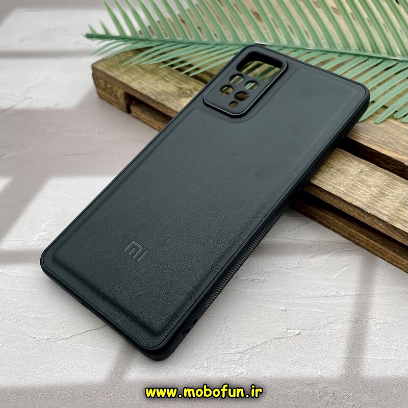 قاب گوشی Redmi Note 11 Pro 4G Global - Redmi Note 11 Pro 5G Global - Redmi Note 11E Pro 5G - Redmi Note 12 Pro 4G شیائومی اورجینال چرمی Leather Case لدر کیس Q Series مشکی کد 1050