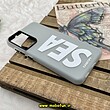 قاب گوشی Galaxy S21 FE سامسونگ اورجینال CASETIFY دوتیکه دریا SEA مشکی کد 847