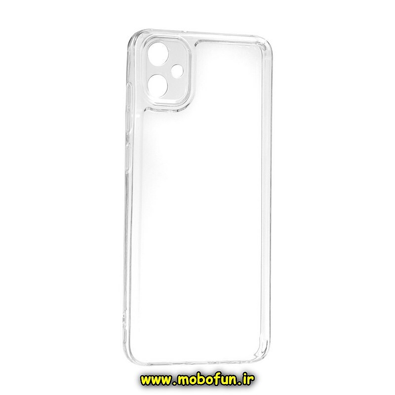 قاب گوشی Galaxy A05 سامسونگ طرح ژله ای شفاف بی رنگ SPACE ایربگ دار محافظ لنز دار کد 63