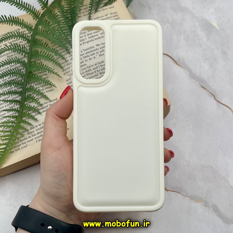 قاب گوشی Galaxy A05S سامسونگ سیلیکونی ژله ای پافر New DISIGN سفید کد 65