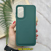 قاب گوشی Galaxy A15 سامسونگ سیلیکونی ژله ای پافر New DISIGN سبز کد 65