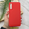 قاب گوشی Galaxy A30S - Galaxy A50 - Galaxy A50S سامسونگ سیلیکونی ژله ای پافر New DISIGN قرمز کد 1194