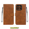 کیف گوشی Honor X8A آنر مگنتی طرح چرم کتابی محافظ لنزدار عسلی کد 87