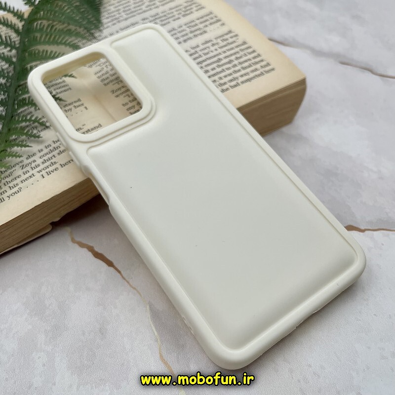 قاب گوشی Poco X5 - Redmi Note 12 4G - Redmi Note 12 5G شیائومی سیلیکونی ژله ای پافر New DISIGN سفید کد 529