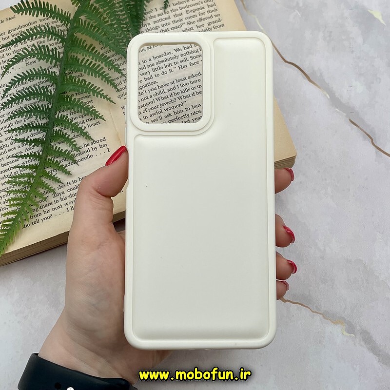 قاب گوشی Poco X5 - Redmi Note 12 4G - Redmi Note 12 5G شیائومی سیلیکونی ژله ای پافر New DISIGN سفید کد 529
