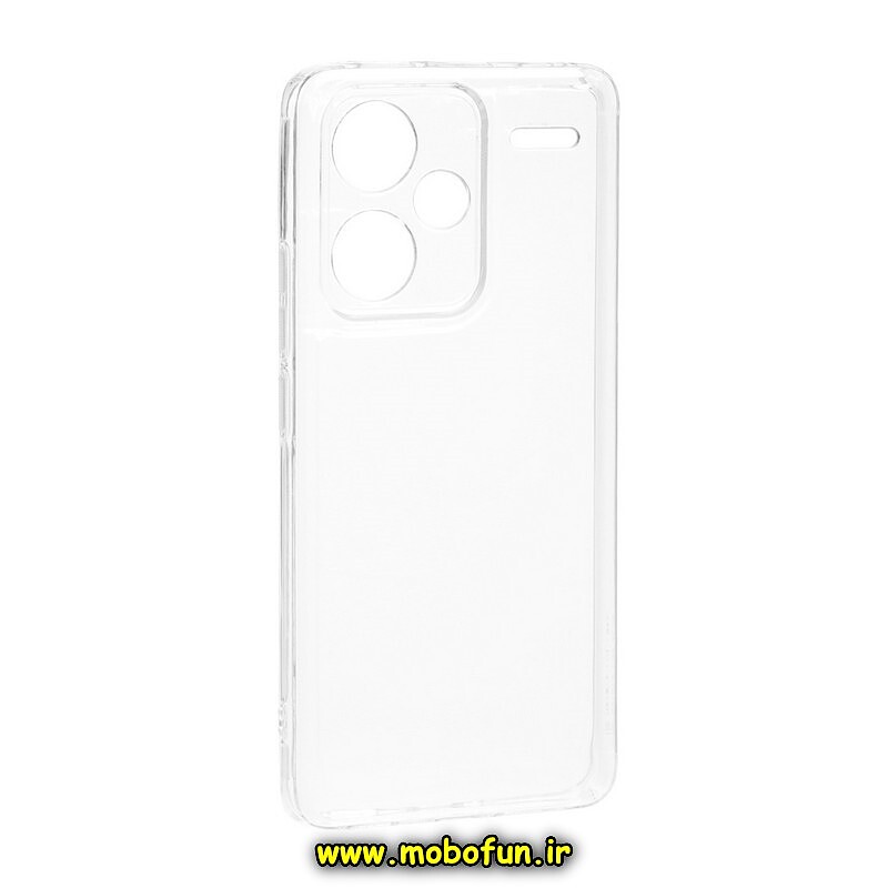 قاب گوشی Redmi Note 13 Pro Plus شیائومی طرح ژله ای شفاف بی رنگ SPACE ایربگ دار محافظ لنز دار کد 5