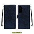 کیف گوشی Galaxy S23 FE سامسونگ مگنتی نیلکین NILLKIN طرح چرم کتابی محافظ لنزدار سرمه ای کد 118