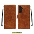 کیف گوشی Galaxy S23 FE سامسونگ مگنتی نیلکین NILLKIN طرح چرم کتابی محافظ لنزدار عسلی کد 120