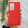 قاب گوشی Galaxy S24 Ultra سامسونگ سیلیکونی ژله ای پافر New DISIGN قرمز کد 19