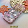 قاب گوشی Galaxy A14 4G - Galaxy A14 5G سامسونگ طرح ژله ای شفاف بالشتی سه بعدی عروسکی محافظ لنز دار صورتی کد 819