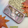 قاب گوشی iPhone 12 Pro Max آیفون طرح ژله ای شفاف بالشتی سه بعدی عروسکی محافظ لنز دار صورتی کد 815