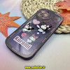 قاب گوشی iPhone 12 Pro Max آیفون طرح ژله ای شفاف بالشتی سه بعدی عروسکی محافظ لنز دار بنفش کد 817