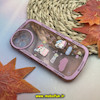 قاب گوشی iPhone 13 Pro Max آیفون طرح ژله ای شفاف بالشتی سه بعدی عروسکی محافظ لنز دار صورتی کد 723