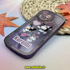قاب گوشی iPhone 14 Pro Max آیفون طرح ژله ای شفاف بالشتی سه بعدی عروسکی محافظ لنز دار بنفش کد 326