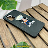 قاب گوشی Galaxy A33 5G سامسونگ CASETIFY ژله ای چرمی طرح تدی خرسی گلدوزی مشکی کد 671