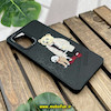 قاب گوشی Galaxy A53 سامسونگ CASETIFY ژله ای چرمی طرح تدی خرسی گلدوزی مشکی کد 890