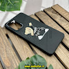 قاب گوشی Galaxy A73 سامسونگ CASETIFY ژله ای چرمی طرح تدی خرسی گلدوزی مشکی کد 877