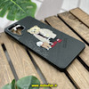 قاب گوشی Galaxy M53 سامسونگ CASETIFY ژله ای چرمی طرح تدی خرسی گلدوزی مشکی کد 51