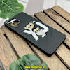 قاب گوشی Galaxy M53 سامسونگ CASETIFY ژله ای چرمی طرح تدی خرسی گلدوزی مشکی کد 52