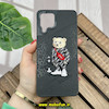 قاب گوشی Galaxy M53 سامسونگ CASETIFY ژله ای چرمی طرح تدی خرسی گلدوزی مشکی کد 53