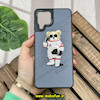 قاب گوشی Galaxy M53 سامسونگ CASETIFY ژله ای چرمی طرح تدی خرسی گلدوزی طوسی کد 57