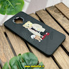 قاب گوشی Redmi Note 9S - Redmi Note 9 Pro شیائومی CASETIFY ژله ای چرمی طرح تدی خرسی گلدوزی مشکی کد 1249