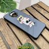 قاب گوشی Redmi Note 9S - Redmi Note 9 Pro شیائومی CASETIFY ژله ای چرمی طرح تدی خرسی گلدوزی طوسی کد 1255