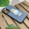 قاب گوشی Galaxy S23 Plus سامسونگ CASETIFY ژله ای چرمی طرح تدی خرسی گلدوزی طوسی کد 366