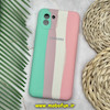 قاب گوشی Galaxy A03 2022 سامسونگ سیلیکونی اورجینال آبرنگی رنگین کمانی پاک کنی درجه یک زیربسته محافظ لنز دار کد 148