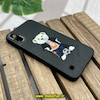 قاب گوشی Galaxy A10 - Galaxy M10 سامسونگ CASETIFY ژله ای چرمی طرح تدی خرسی گلدوزی مشکی کد 186