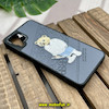 قاب گوشی Galaxy A12 - Galaxy M12 سامسونگ CASETIFY ژله ای چرمی طرح تدی خرسی گلدوزی طوسی کد 1575