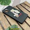 قاب گوشی Galaxy A22 4G - Galaxy M32 4G سامسونگ CASETIFY ژله ای چرمی طرح تدی خرسی گلدوزی مشکی کد 762