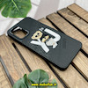 قاب گوشی Galaxy A23 سامسونگ CASETIFY ژله ای چرمی طرح تدی خرسی گلدوزی مشکی کد 574