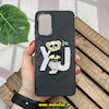 قاب گوشی Galaxy A23 سامسونگ CASETIFY ژله ای چرمی طرح تدی خرسی گلدوزی مشکی کد 574