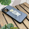 قاب گوشی Galaxy A23 سامسونگ CASETIFY ژله ای چرمی طرح تدی خرسی گلدوزی طوسی کد 577
