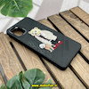 قاب گوشی Galaxy A31 سامسونگ CASETIFY ژله ای چرمی طرح تدی خرسی گلدوزی مشکی کد 726