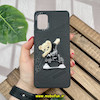 قاب گوشی Galaxy A31 سامسونگ CASETIFY ژله ای چرمی طرح تدی خرسی گلدوزی مشکی کد 728