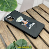 قاب گوشی Galaxy A31 سامسونگ CASETIFY ژله ای چرمی طرح تدی خرسی گلدوزی مشکی کد 730