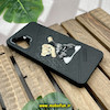 قاب گوشی Galaxy A32 4G سامسونگ CASETIFY ژله ای چرمی طرح تدی خرسی گلدوزی مشکی کد 1240