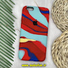 قاب گوشی iPhone 6 - iPhone 6S آیفون سیلیکونی اورجینال رنگین کمانی پاک کنی درجه یک زیربسته کد 557