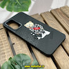 قاب گوشی Galaxy A13 4G - Galaxy A04S سامسونگ CASETIFY ژله ای چرمی طرح تدی خرسی گلدوزی مشکی کد 939