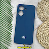 قاب گوشی Redmi 13C - Poco C65 شیائومی سیلیکونی اورجینال پاک کنی درجه یک زیربسته محافظ لنزدار سرمه ای کد 69