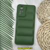 قاب گوشی Redmi Note 12S شیائومی سیلیکون ژله ای پافر PC زیر بسته محافظ لنز دار سبز کد 288