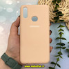 قاب گوشی Galaxy A10S سامسونگ سیلیکونی های کپی زیربسته گلبهی روشن کد 807