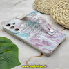 قاب گوشی Galaxy A35 سامسونگ دستبندی سیلیکونی فانتزی Fashion محافظ لنز دار طرح لاکچری آبرنگی کد 9