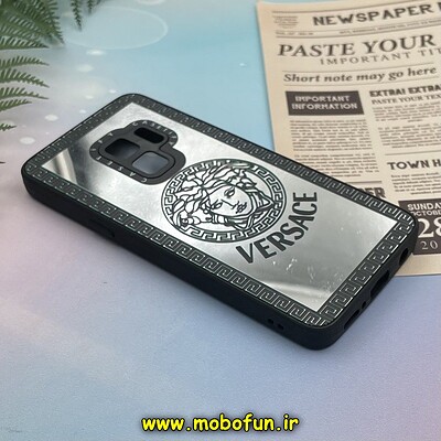 قاب گوشی Galaxy S9 سامسونگ پشت گلس آینه ای اورجینال CASETIFY محافظ لنزدار طرح ورساچه VERSACE کد 92