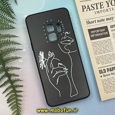 قاب گوشی Galaxy S9 سامسونگ پشت گلس آینه ای اورجینال CASETIFY محافظ لنزدار طرح لاکچری کد 97